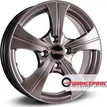 Диск автомобильный Tech Line 410 R14 / 5.5J PCD 4x98.00 ET 32.00 ЦО 58.60