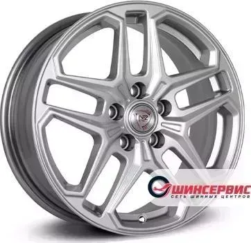 Диск автомобильный NZ R-04 R16 / 6.5J PCD 5x110.00 ET 37.00 ЦО 65.10