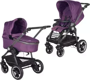 Коляска 2 в 1 Teutonia 2 в 1 BeYou (Теутония БиЮ) V4 Elite Graphite (WHL3) 6030 Amethyst