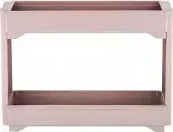 Этажерка KEEPLEX KL383712005 Regular на колесиках двухсекционная УЗКАЯ 53,7х13,8х45 см бежевый топаз