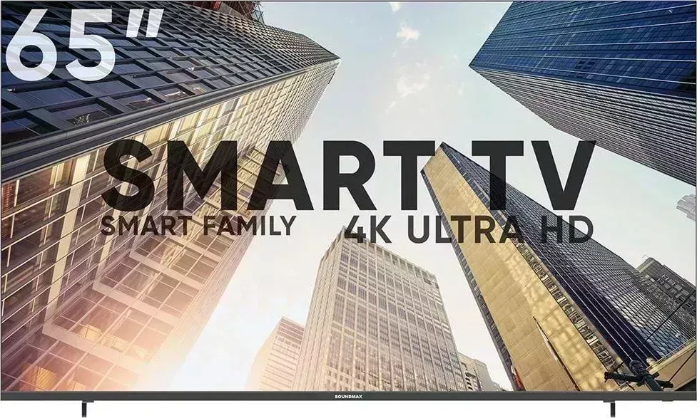 Телевизор SOUNDMAX SM-LED65M01SU UHD SMART Безрамочный