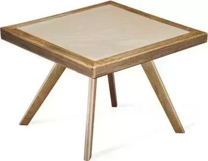Стол журнальный SHEFFILTON SHT-S39/ТT7 60/60 ДУБ/керамика светлый орех/браш.коричневый/песочный дерево/керамика 136913 Столик