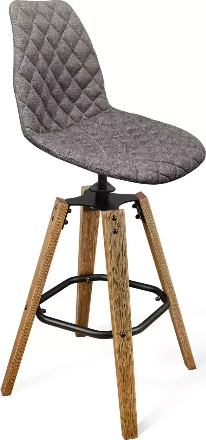 Стул барный SHEFFILTON SHT-ST29-C12/S93 коричневый сахар/браш.коричневый/черный рогожка/дерево/металл 172589 Cтул