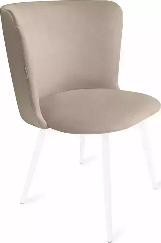 Стул SHEFFILTON SHT-ST36/S95-1 ванильный крем/белый муар микровелюр/металл 209464 Cтул