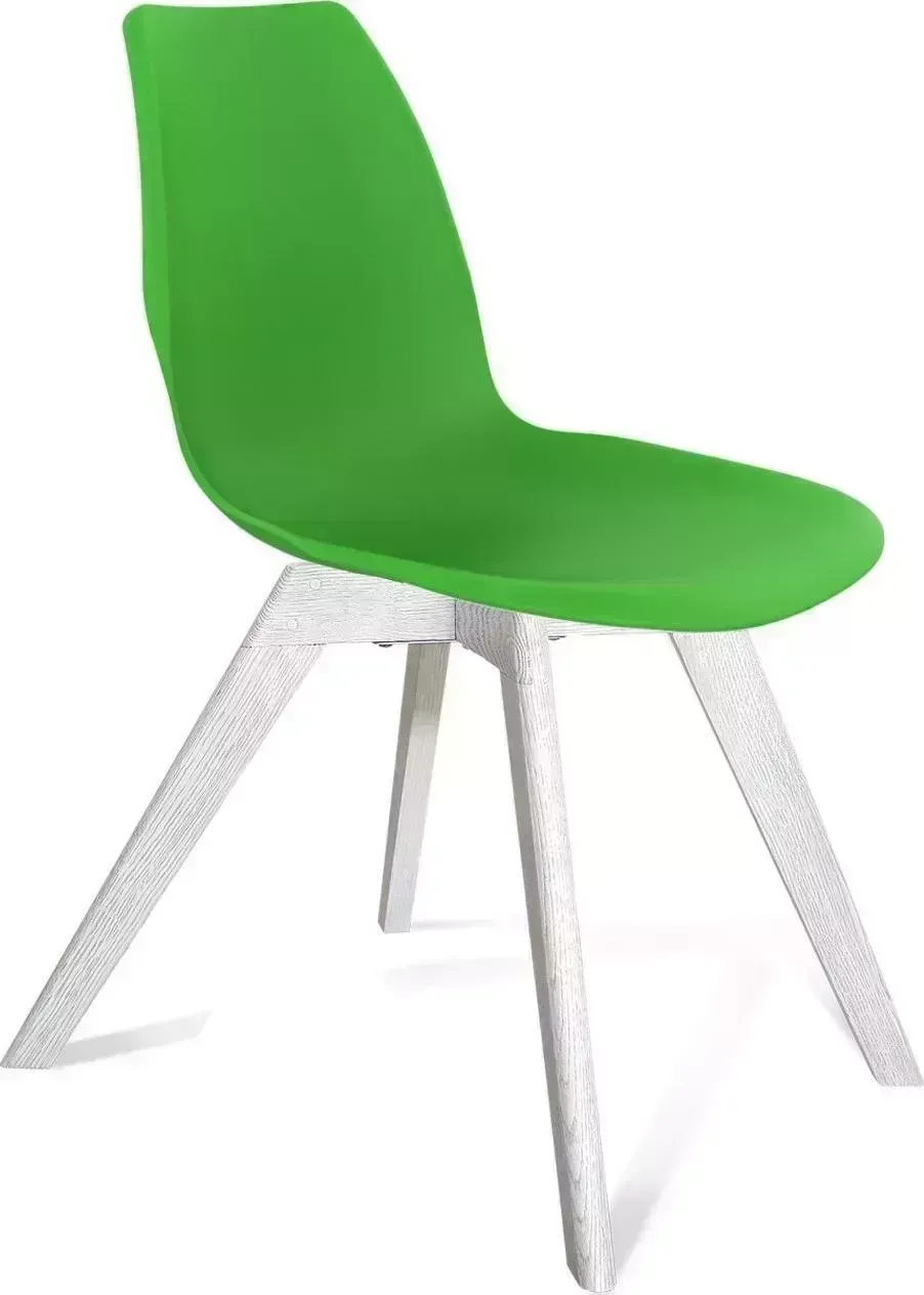 Стул SHEFFILTON SHT-ST29/S39 зеленый RAL6018/белый патина серебро пластик/дерево 149257 Cтул