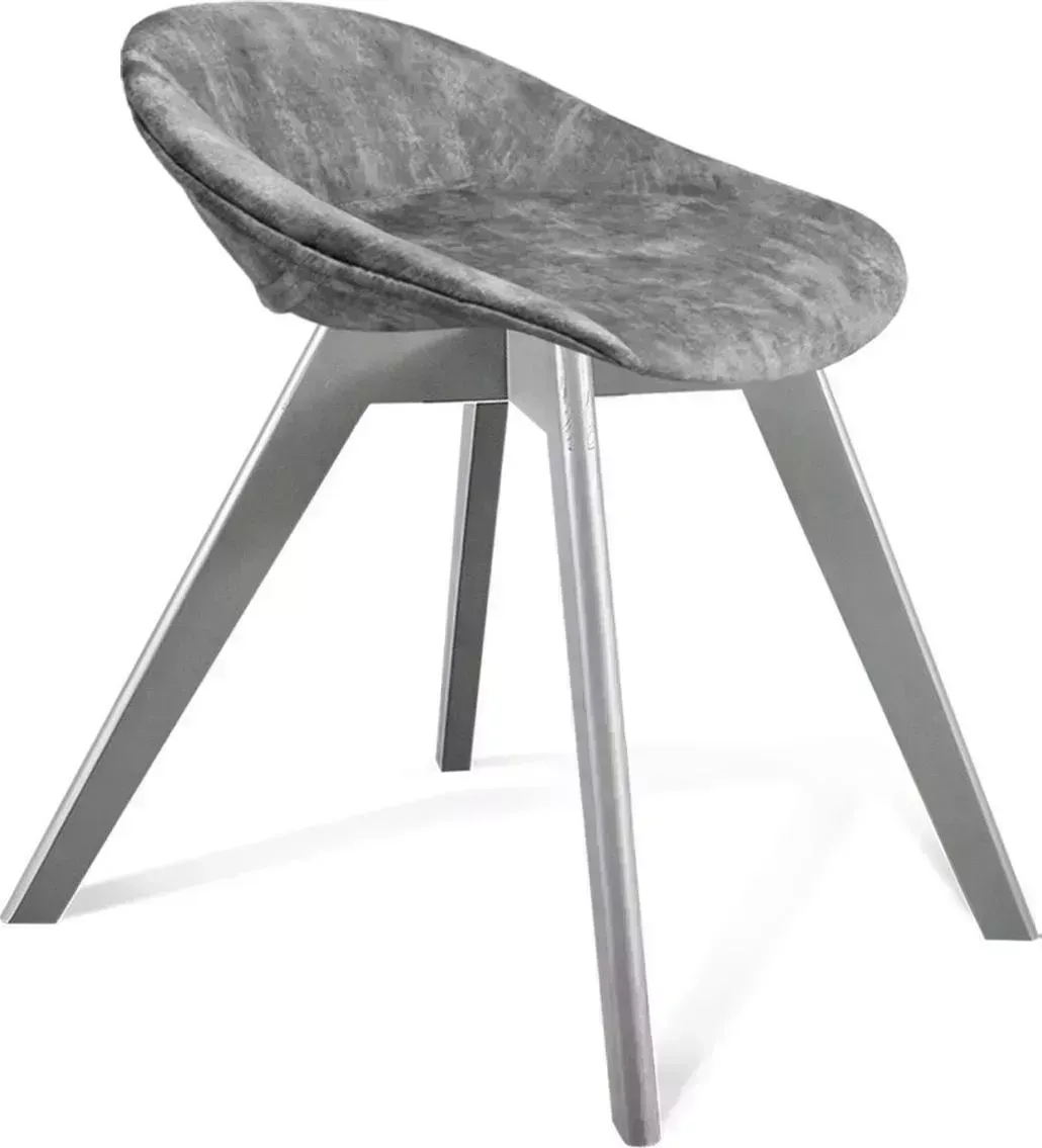 Стул SHEFFILTON SHT-ST19-SF1/S39 дымный/серый микровелюр/дерево 189419 Cтул
