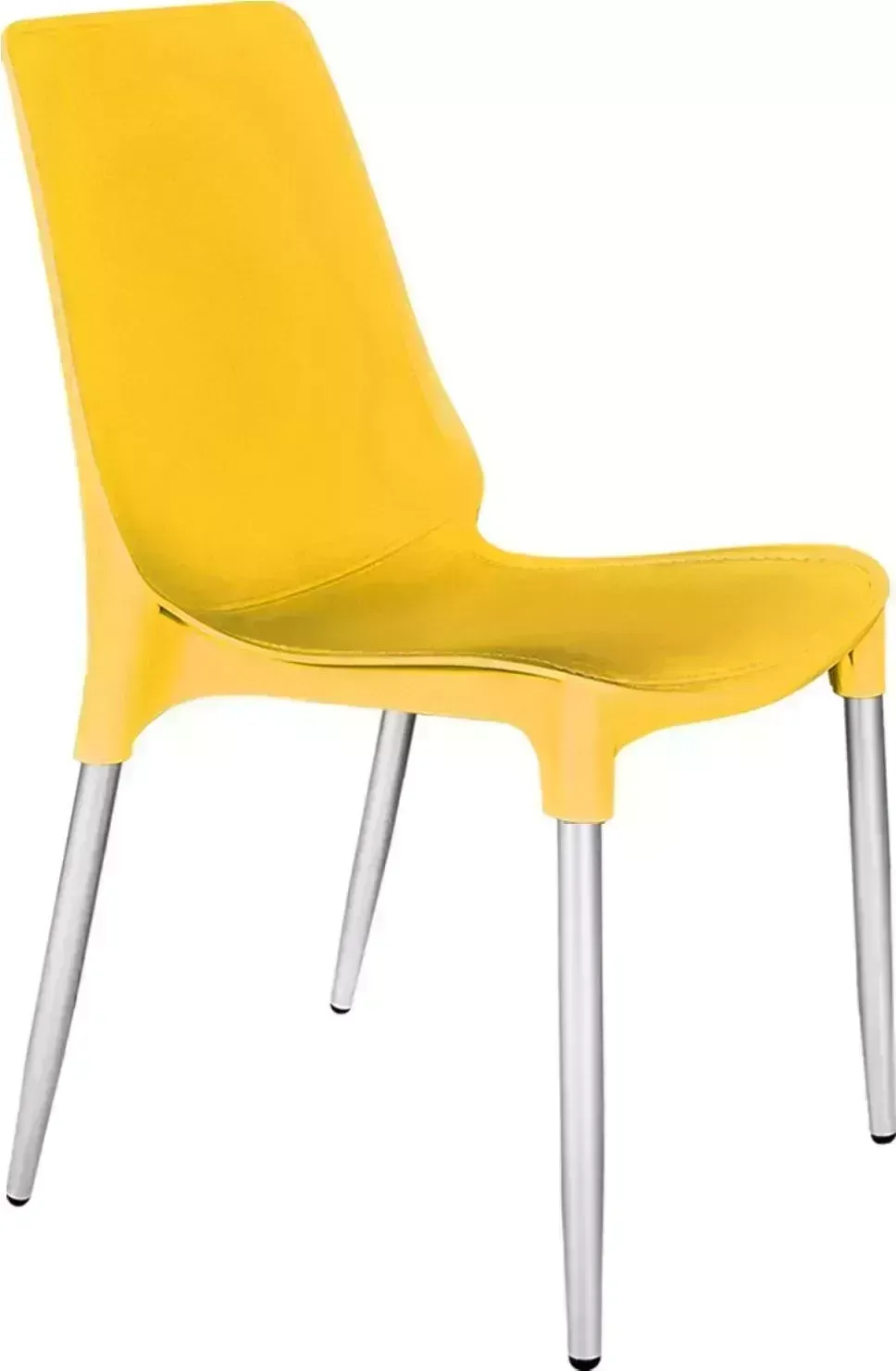 Стул SHEFFILTON SHT-S75-1 желтый RAL1021/хром лак пластик/металл 172029 Cтул