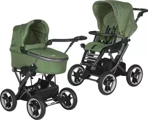Коляска 2 в 1 Teutonia 2 в 1 Mistral Primus (Теутония Мистраль Примус) V4 Graphite (WHL3) 6035 Olive