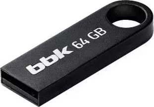 Флеш-накопитель BBK 064G-SHTL черный, 64Гб, USB2.0, SHUTTLE серия накопитель