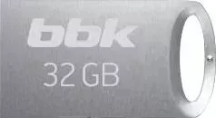 Флеш-накопитель BBK 032G-TG105 металлик, 32Гб, USB2.0, TG серия накопитель TG