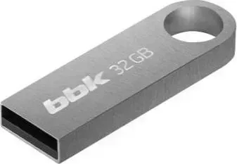 Флеш-накопитель BBK 032G-SHTL серебро, 32Гб, USB2.0, SHUTTLE серия накопитель
