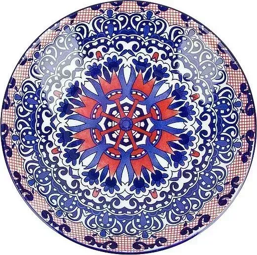 Тарелка NOUVELLE HOME глубокая Arabesque (синий) 0860038