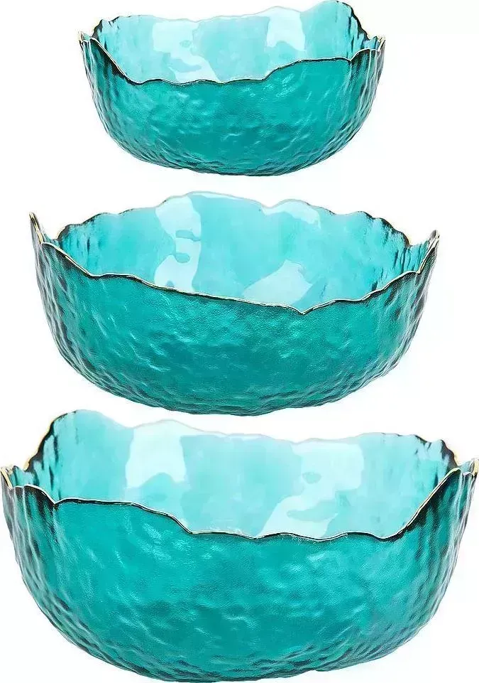 Салатник NOUVELLE HOME , набор 3шт. Frost (зеленый) 9903601-4 , 3шт ,