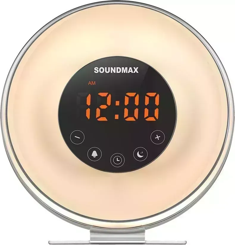 Часы настольные SOUNDMAX SM-1596 (белый)