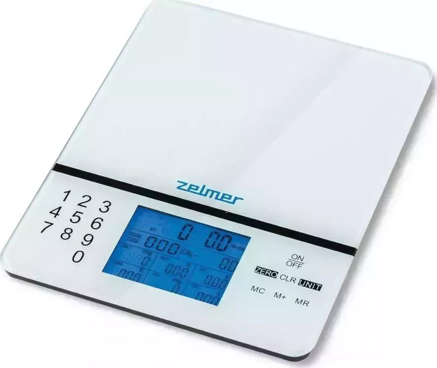 Весы кухонные ZELMER ZKS1500N WHITE