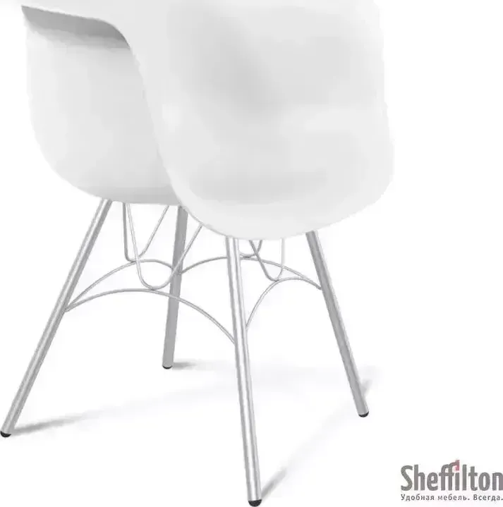 Стул SHEFFILTON SHT-ST31/S100 белый/хром лак