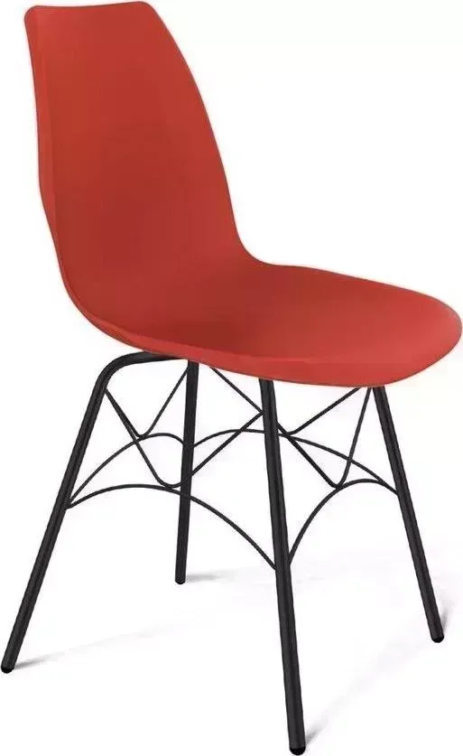 Стул SHEFFILTON SHT-ST29/S107 красный RAL3020/черный муар (157397)