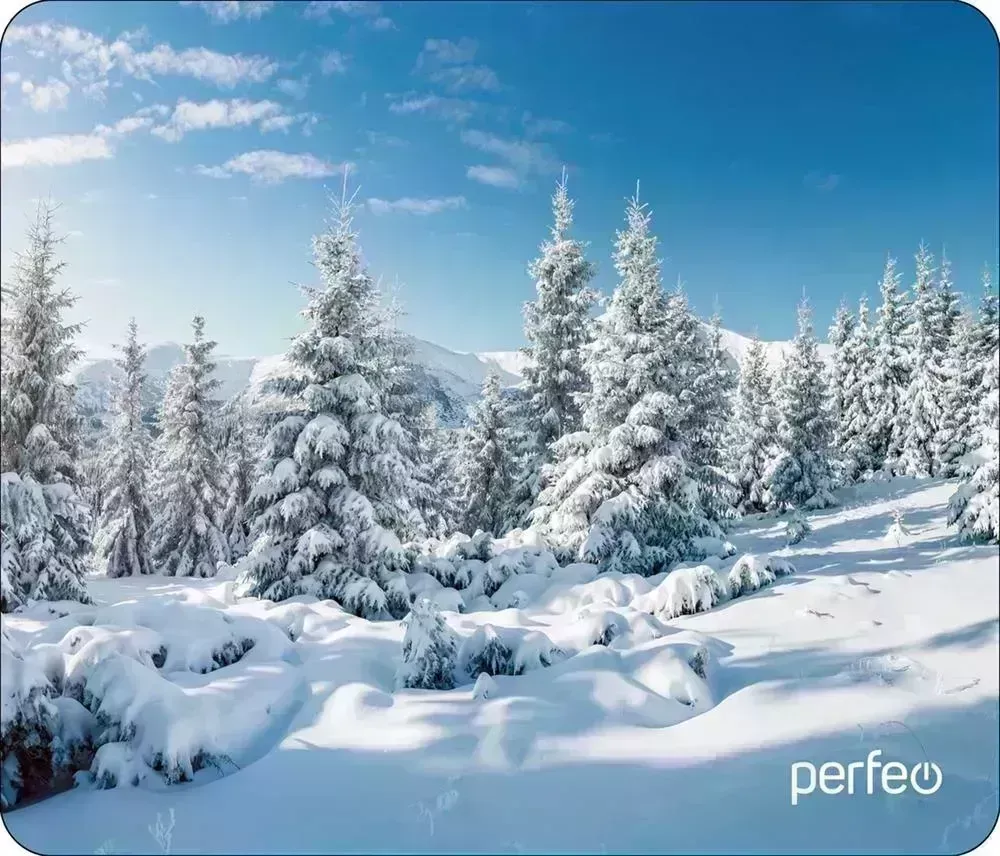 Коврик для мыши PERFEO (PF_D0686) "Времена года" "Зима" компьютерной