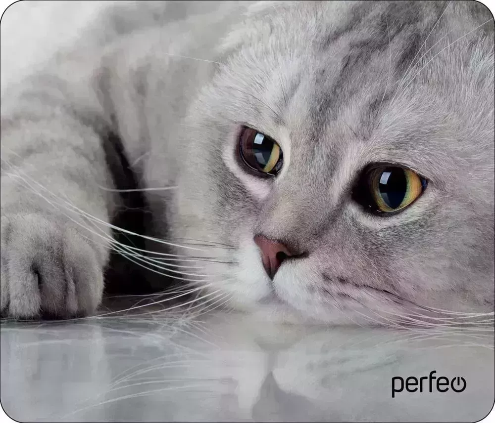 Коврик для мыши PERFEO (PF_D0666) "Cat" компьютерной