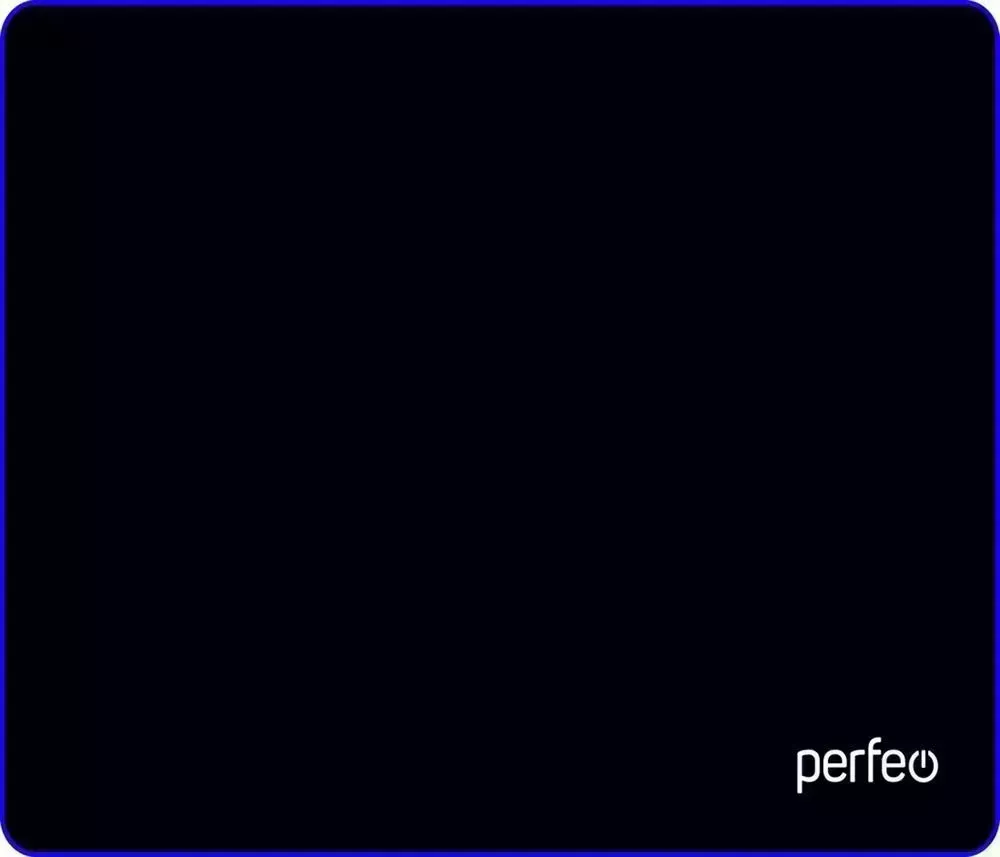 Коврик для мыши PERFEO (PF_D0716) "Black" "Синий" компьютерной