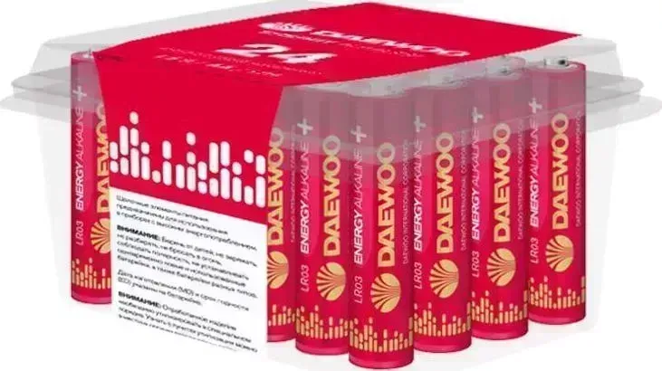 Батарейка DAEWOO Electronics LR03/24BOX Energy Alkaline