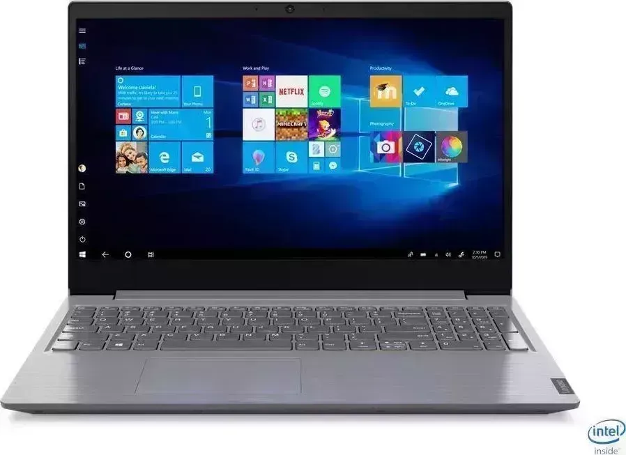 Ноутбук LENOVO V15 IIL grey (Core i3 1005G1/4Gb/noSSD/1Tb HDD/VGA int/noOS) (82C500JQRU)