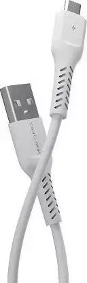 Кабель MORE CHOICE (4627151193076) K16m USB (m)-microUSB (m) 1.0м - белый -micro -