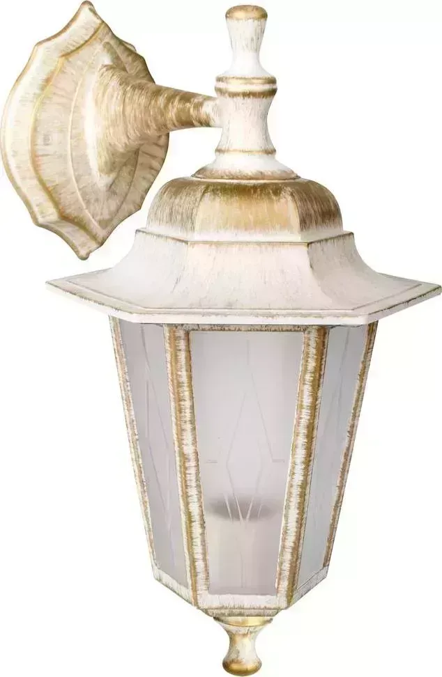 Светильник CAMELION (13837) PP4101/02 C66 НБУ 06-60-001 У1 "Леда1" белый под бронзу