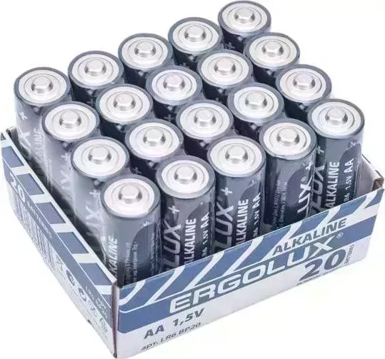 Батарейка ERGOLUX (14675) Alkaline BP20 LR6