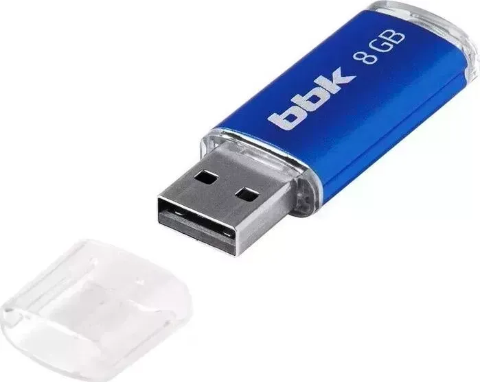 Флеш-накопитель BBK 008G-RCT синий, 8Гб, USB2.0, ROCKET серия