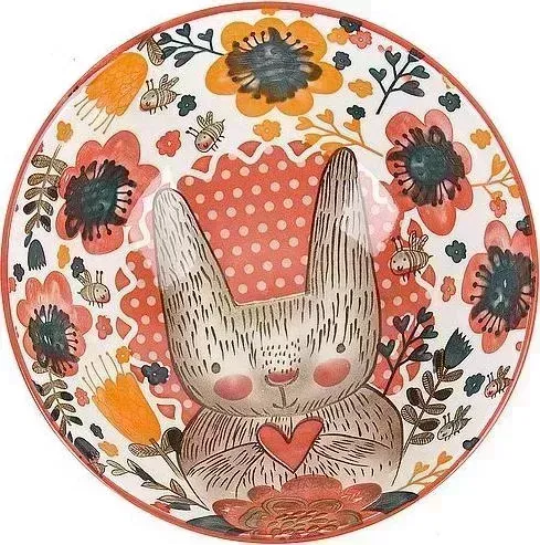 Салатник NOUVELLE HOME "Kawaii Forest. Bunny" d=16см. v=800мл. (min 10) (безиндивидуальной упаковки) 9902980