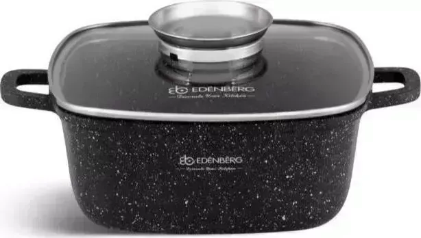 Казан EDENBERG EB-8112 квадратный 3,7л/22 см