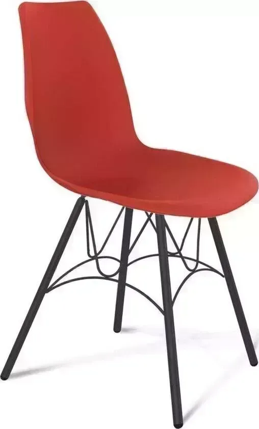 Стул SHEFFILTON SHT-ST29/S100 красный RAL3020/черный муар (155819)