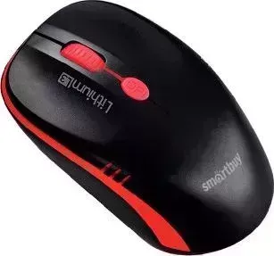 Мышь беспроводная SMARTBUY (SBM-344CAG-KR), черный/красный