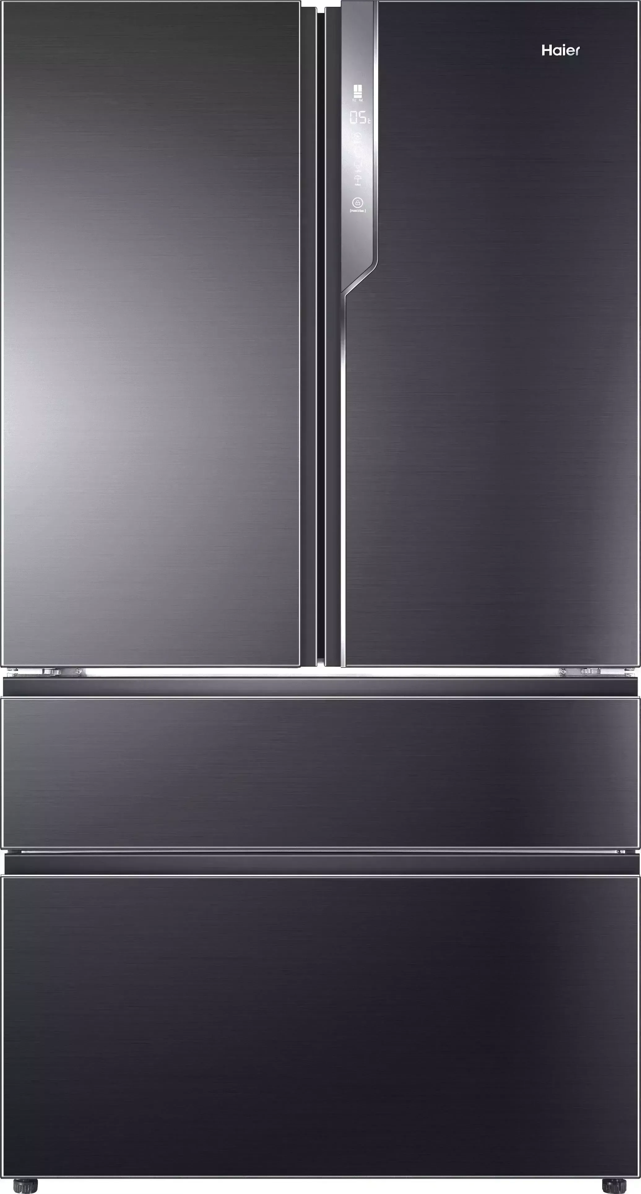 Холодильник HAIER HB25FSNAAARU black inox