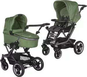 Коляска 2 в 1 Teutonia 2 в 1 Mistral S V4 V4 Graphite (WHL3) 6035-6060 Olive