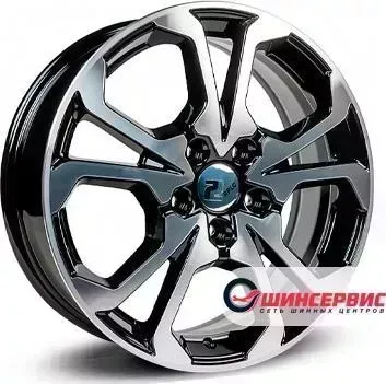 Диск автомобильный RPLC-Wheels SZ242 R17 / 6.5J PCD 5x114.3 ET 50.00 ЦО 60.10