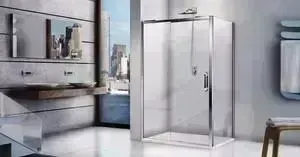 Душевой уголок Good Door Antares WTW+SP-120-80 с поддоном, профиль хром, стекло прозрачное (АН00002, АН00007, ЛП00002)