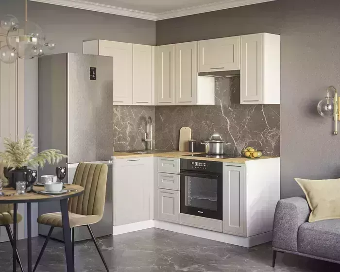 Кухонный гарнитур Mebel Ars Равенна акация бежевая Кухня