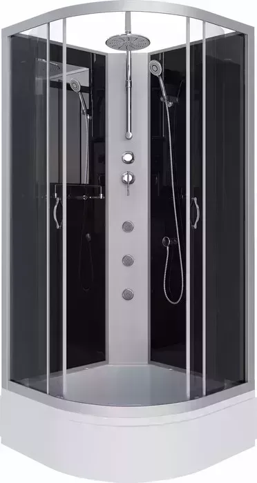 Душевая кабина Niagara NG-3502-14BKTG 100х100х210-240
