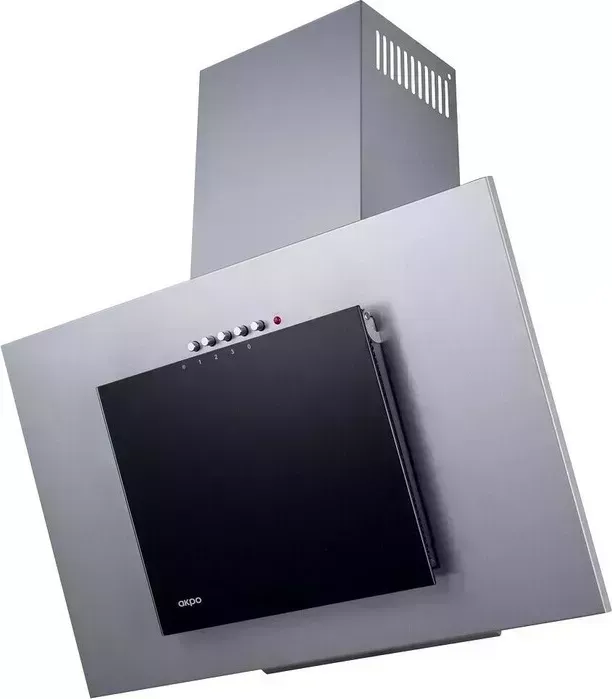 Вытяжка AKPO WK-4 Nero eco 60 см. металлик/серое стекло