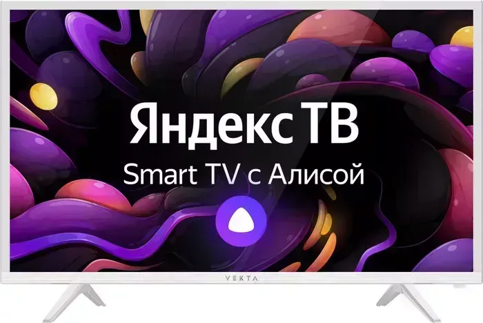 Телевизор VEKTA LD-43SF4815WS (43", FullHD, Smart TV, Android, Wi-Fi, белый)