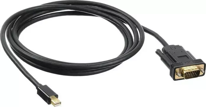Кабель аудио Buro -видео 1.1v miniDisplayport (m)/VGA (m) 2м. Позолоченные контакты черный (BHP MDPP-VGA-2)
