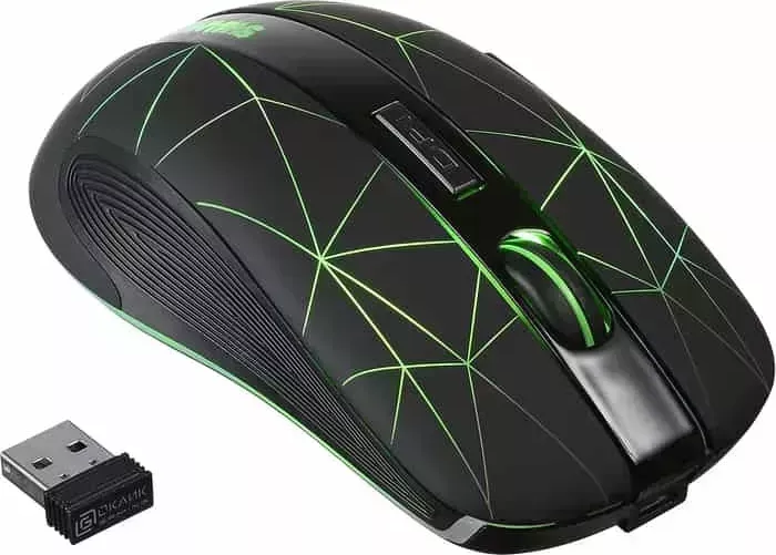 Мышь проводная Oklick 975GW SWAMP черный оптическая (1600dpi) бес USB (6but)