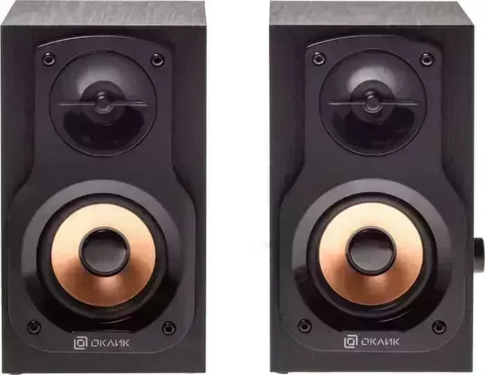 Акустическая система Oklick OK-162 2.0 черный 8Вт