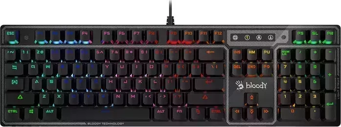 Клавиатура A4Tech Bloody B750N DESTINY механическая черный USB for gamer (B750N DESTINY)