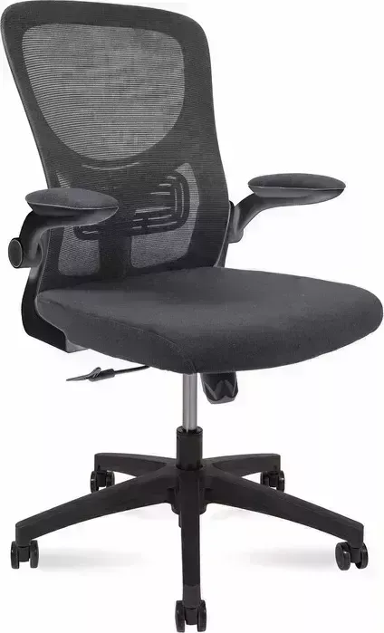 Кресло офисное НОРДEN Flex A9(black) черный пластик / серая сидушка / серая спинка