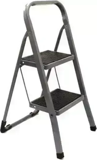 Стремянка ZALGER 9910-2 Jet Black 2 cт с ковриком сталь
