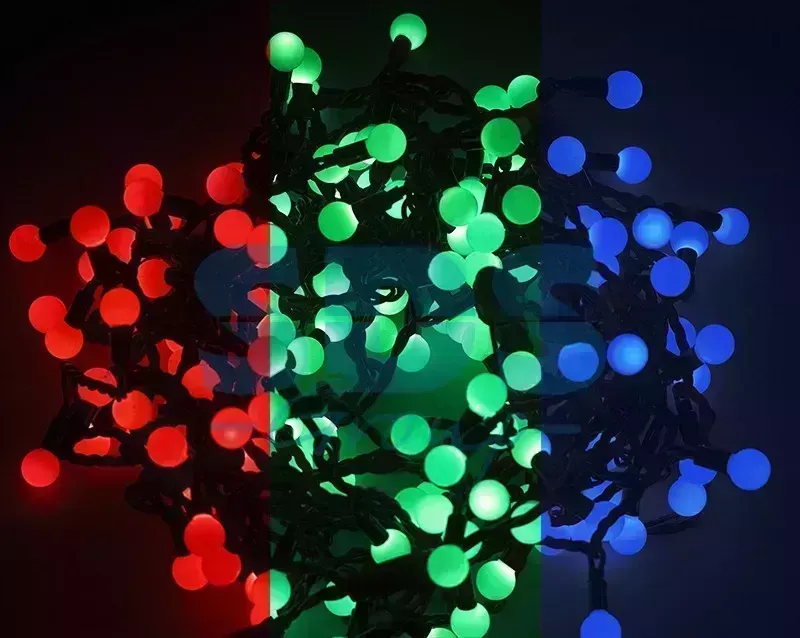 Гирлянда NEON-NIGHT (303-539) - шарики д.13мм 5 м RGB Электрогирлянды - 5 м