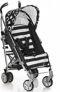 Коляска трость icoo Pluto stripe black (137512)